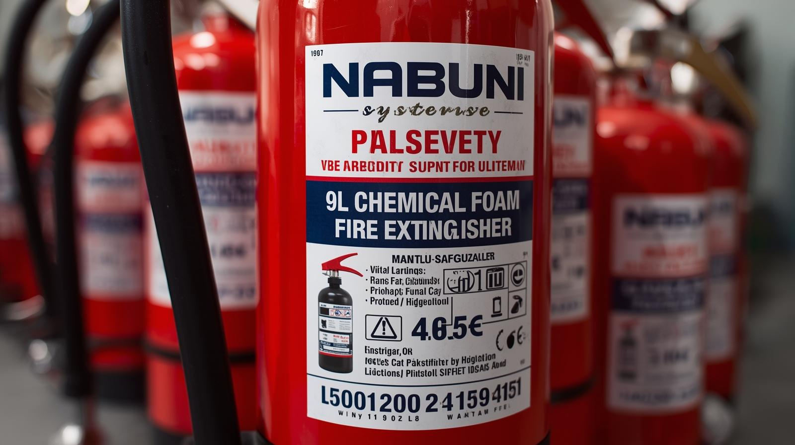 9L Chemical Foam Fire Extinguisher 2